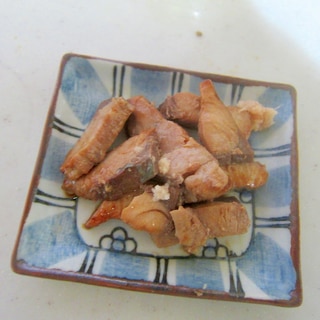 鰹のお刺身生姜汁と味醂と醤油のステーキグリル